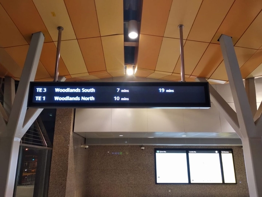 P6 P8 공항 플라이트 디스플레이 위원회 쇼핑몰 광고 화면