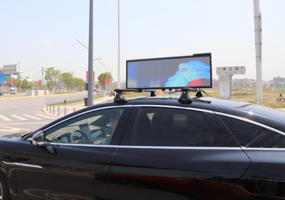 IP65 4500 알 택시 가정 LED 디스플레이 4G 와이파이 GPS 양면 스크린