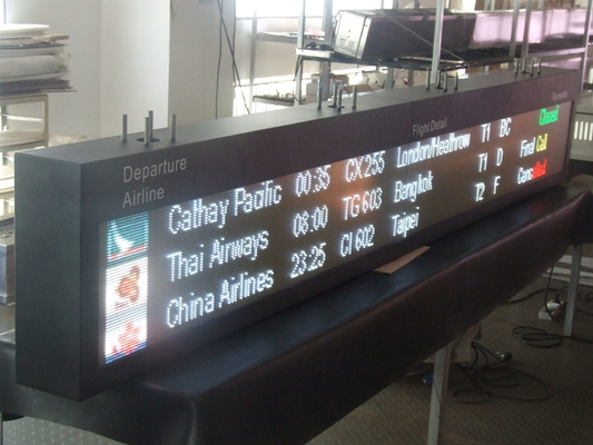 공항 운항 정보를 위한 1200*1200mm 풀 컬러 LED 디스플레이