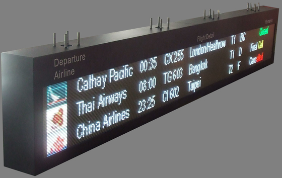 실내 SMD 공항 플라이트 디스플레이 위원회 자동 디지털 LED 디스플레이