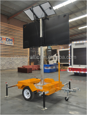 Programmable P16 VMS Trailer Signs Boards Traffic Control Display