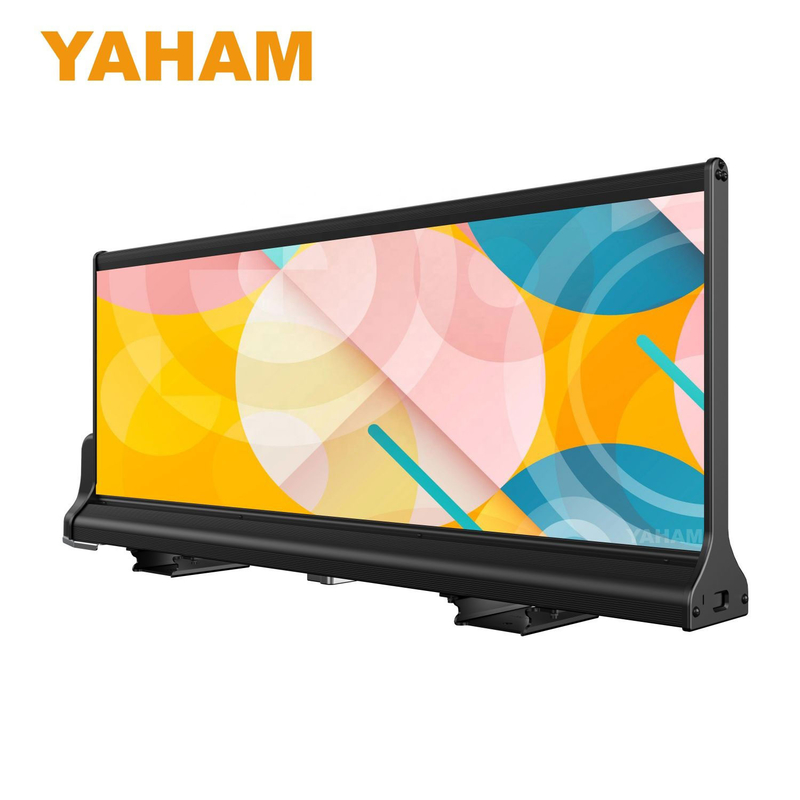 야외 택시 지붕 LED 디스플레이 양측 사이드 4G 와이파이 P2.5 자동차 루프 광고 서명